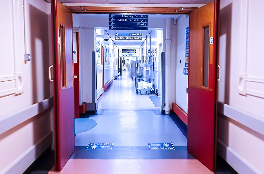 Hospital corridor